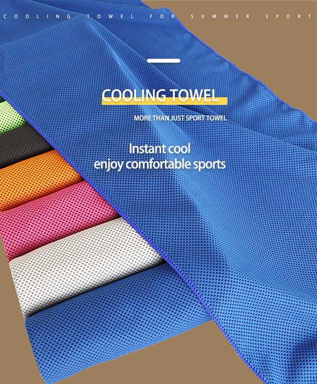 12x40 Absorbent Instant Cool Down Towel For Workout Gym Exercise