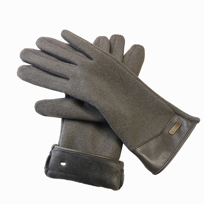 Pu Riding Warmest Winter Mittens 22x16cm Men And Women